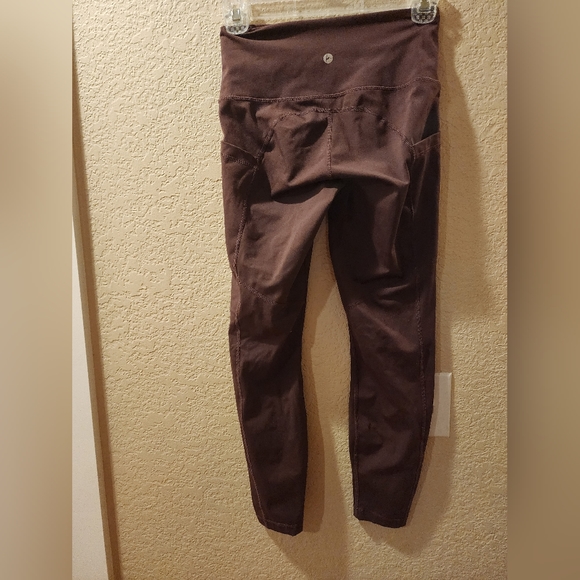 90 Degree by Reflex Dark Purple Leggings Ankle Women's Size XS - Picture 2 of 3